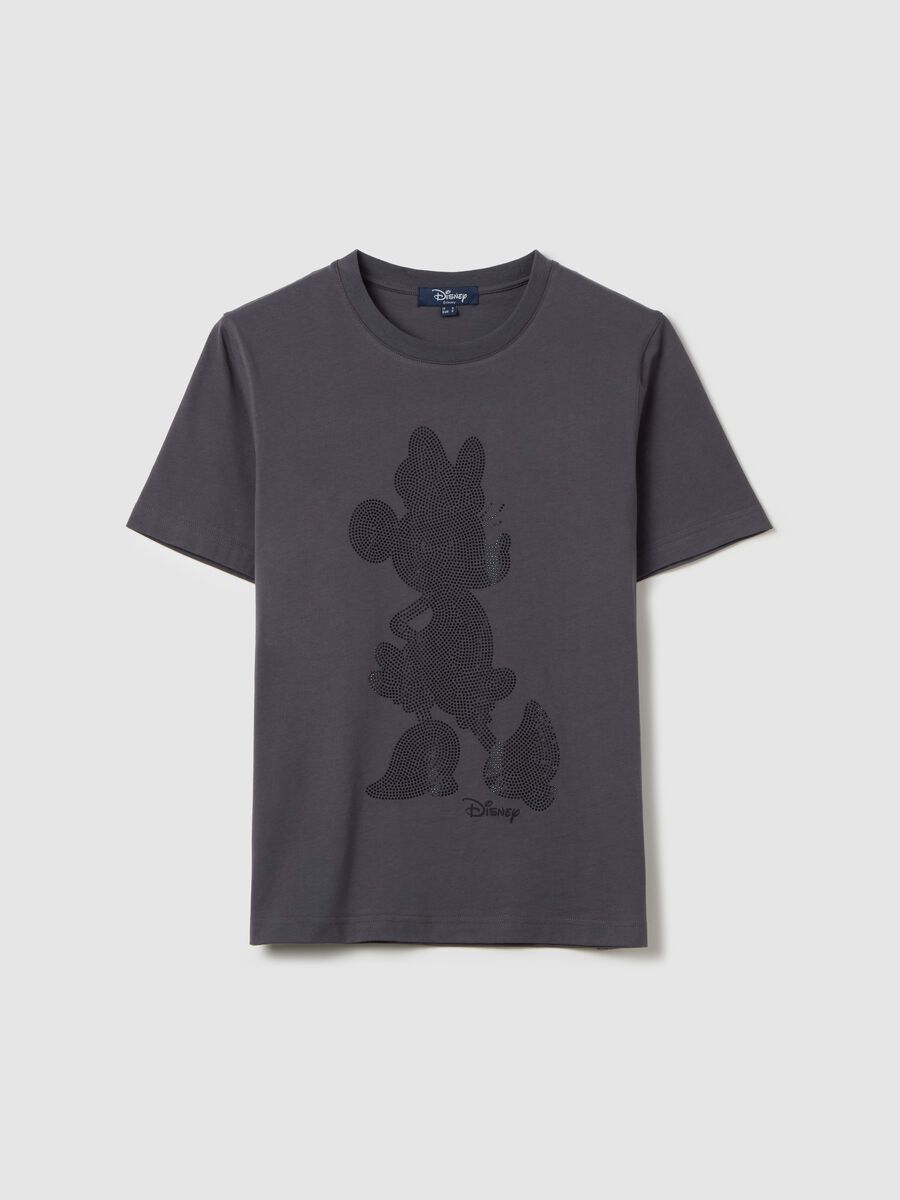 T-shirt with diamanté Minnie Mouse_4