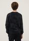 Black pure cotton boys' sweatshirt regular fit TieDye design_1