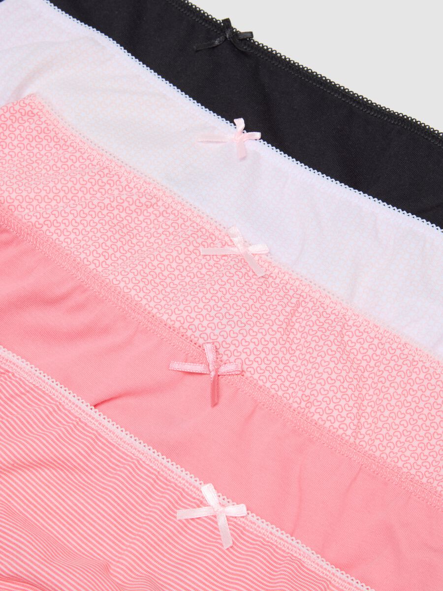 Girl's multicolour pure cotton knickers set regular fit_3