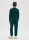 Boy's green cotton jogger pants_1