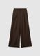 Brown wide leg trousers_4