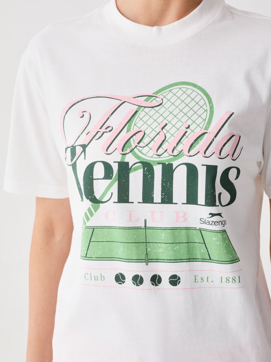 SLAZENGER sports T-shirt with tennis print_2