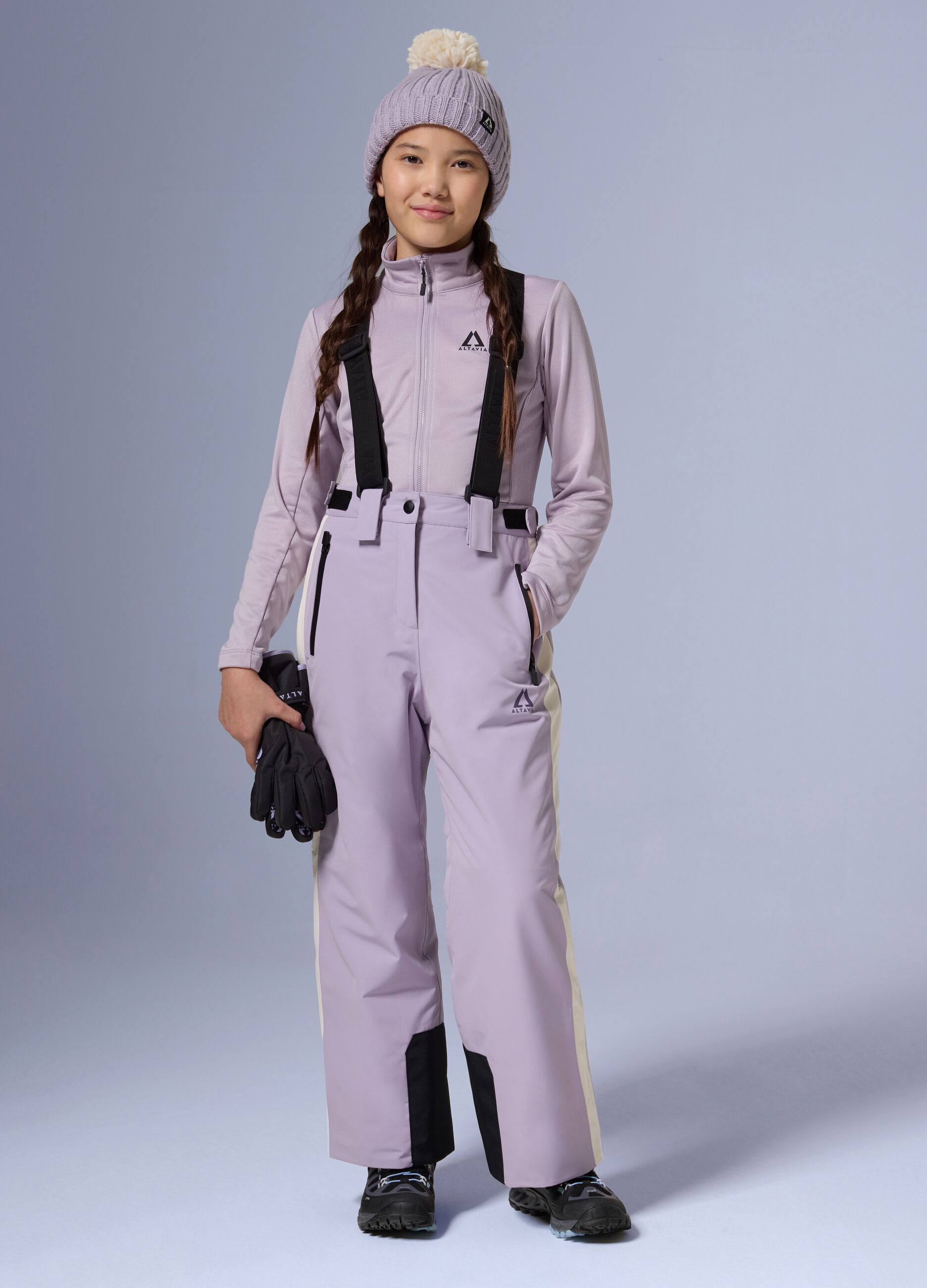 ALTAVIA WITH DEBORAH COMPAGNONI Full Zip Waffle Fleece