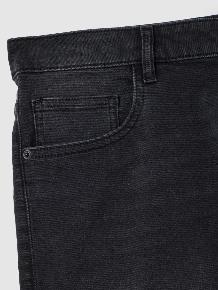 Grey Denim Skinny Fit Jeans_5