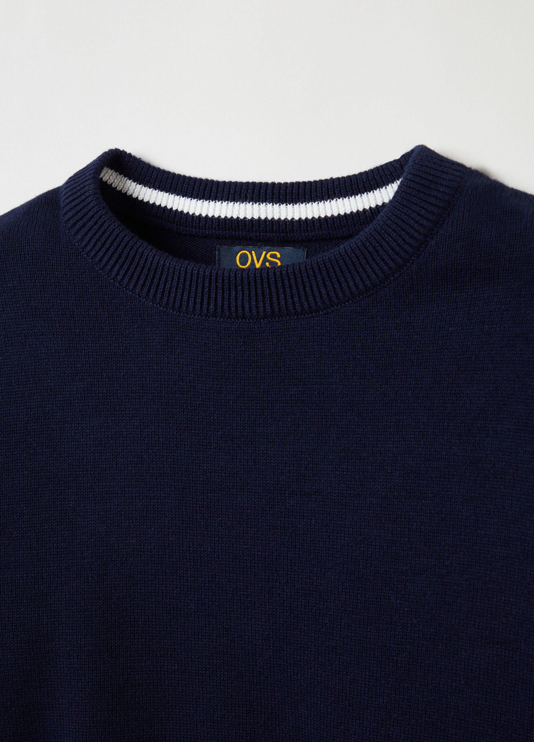 Pullover girocollo in cotone_2