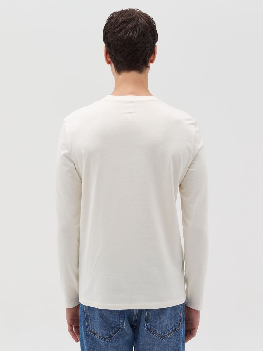 T-shirt girocollo a maniche lunghe_2