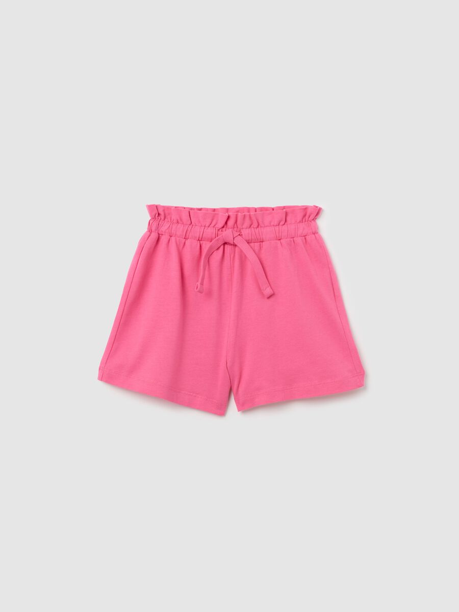 Pink pure cotton shorts OVS Kids_0