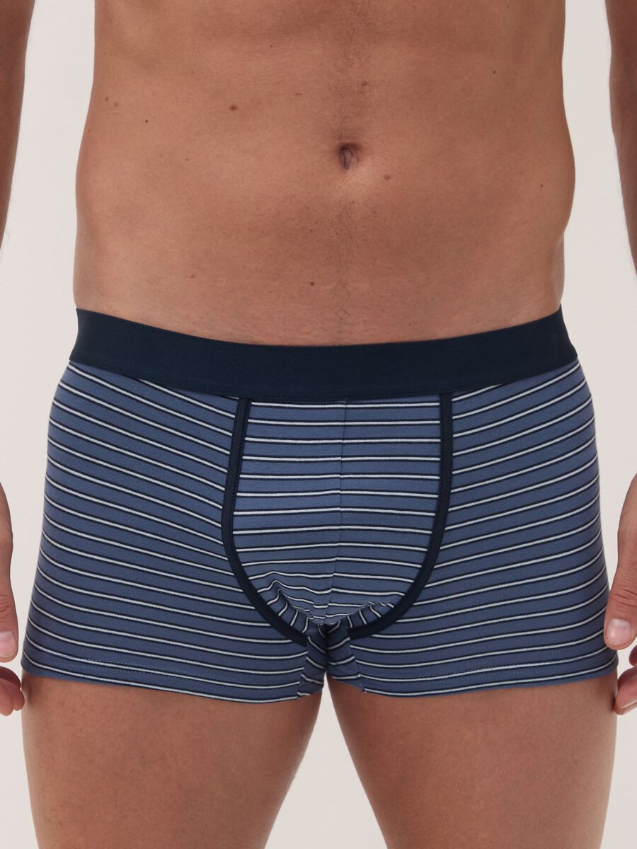 Multipack of five multicolour organic stretch-cotton boxers_1