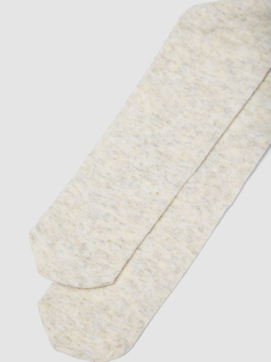 Collant bianco in viscosa elasticizzata_1