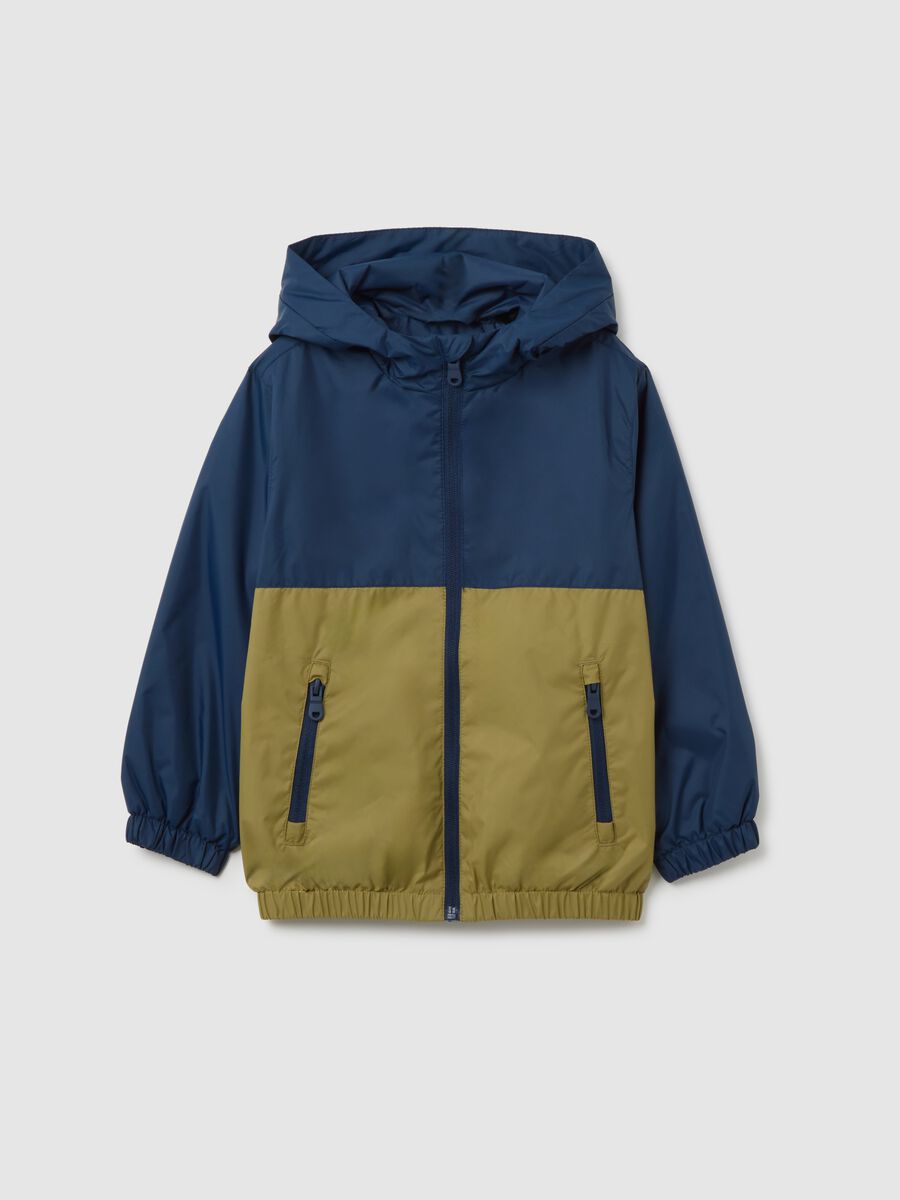 Kids' Jacket in Multicolour Water-Repellent Fabric_0