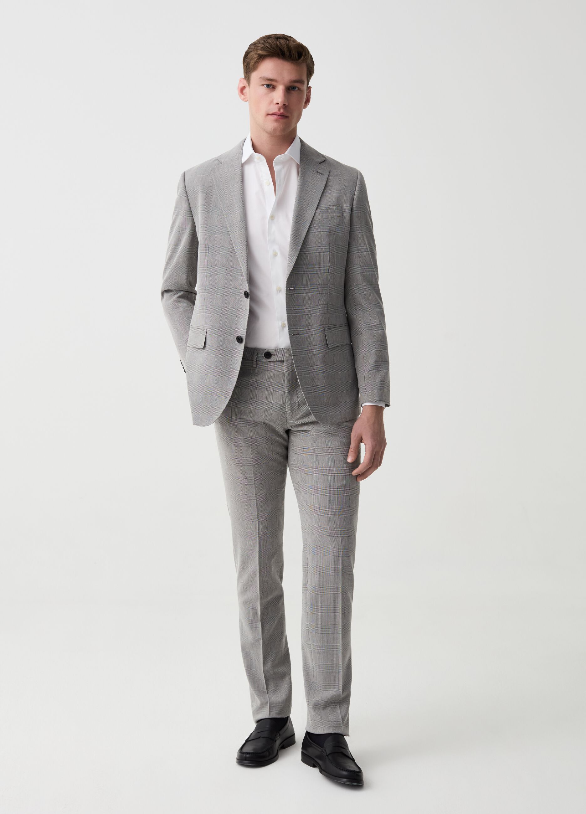 Ovs Pantalone easy fit disegnatura principe di Galles