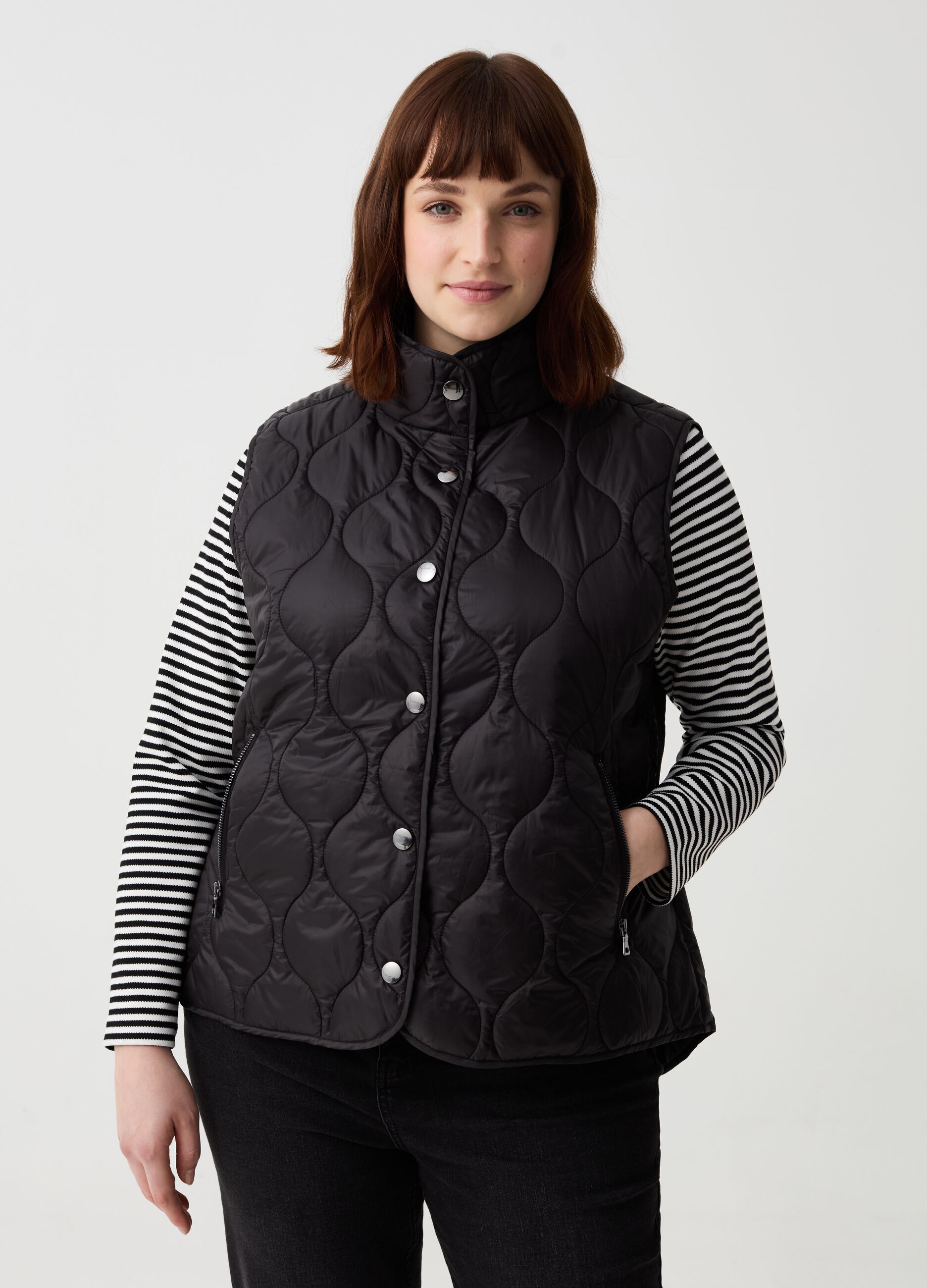 Gilet trapuntato ultralight Curvy