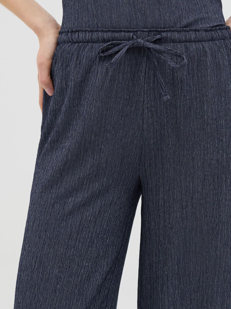 Wide blue trousers in stretch jersey_2