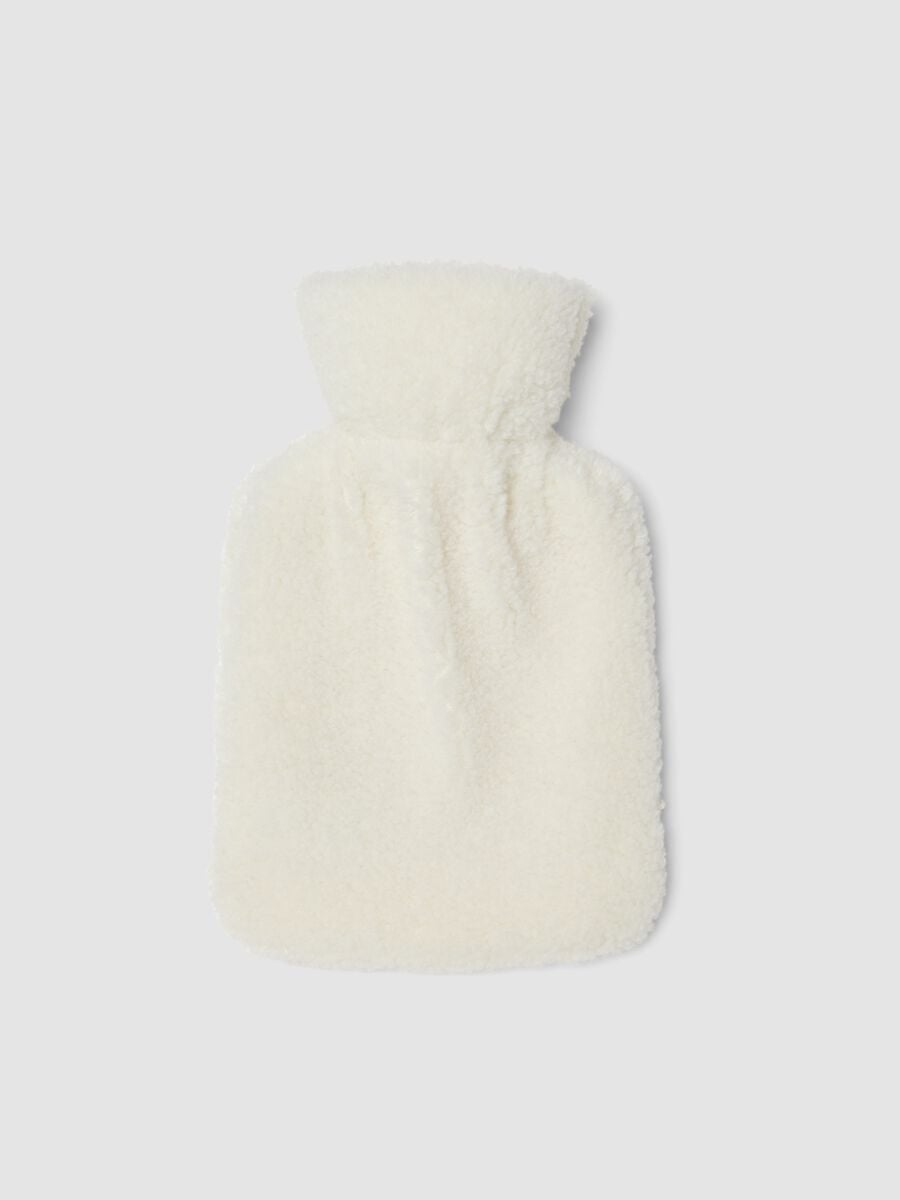 Borsa acqua calda bianca con ricami natalizi_1