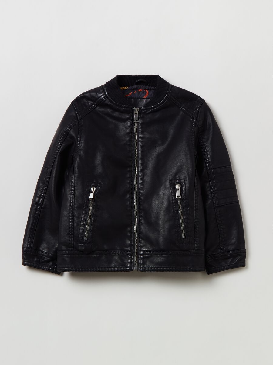Giacca biker full-zip_0