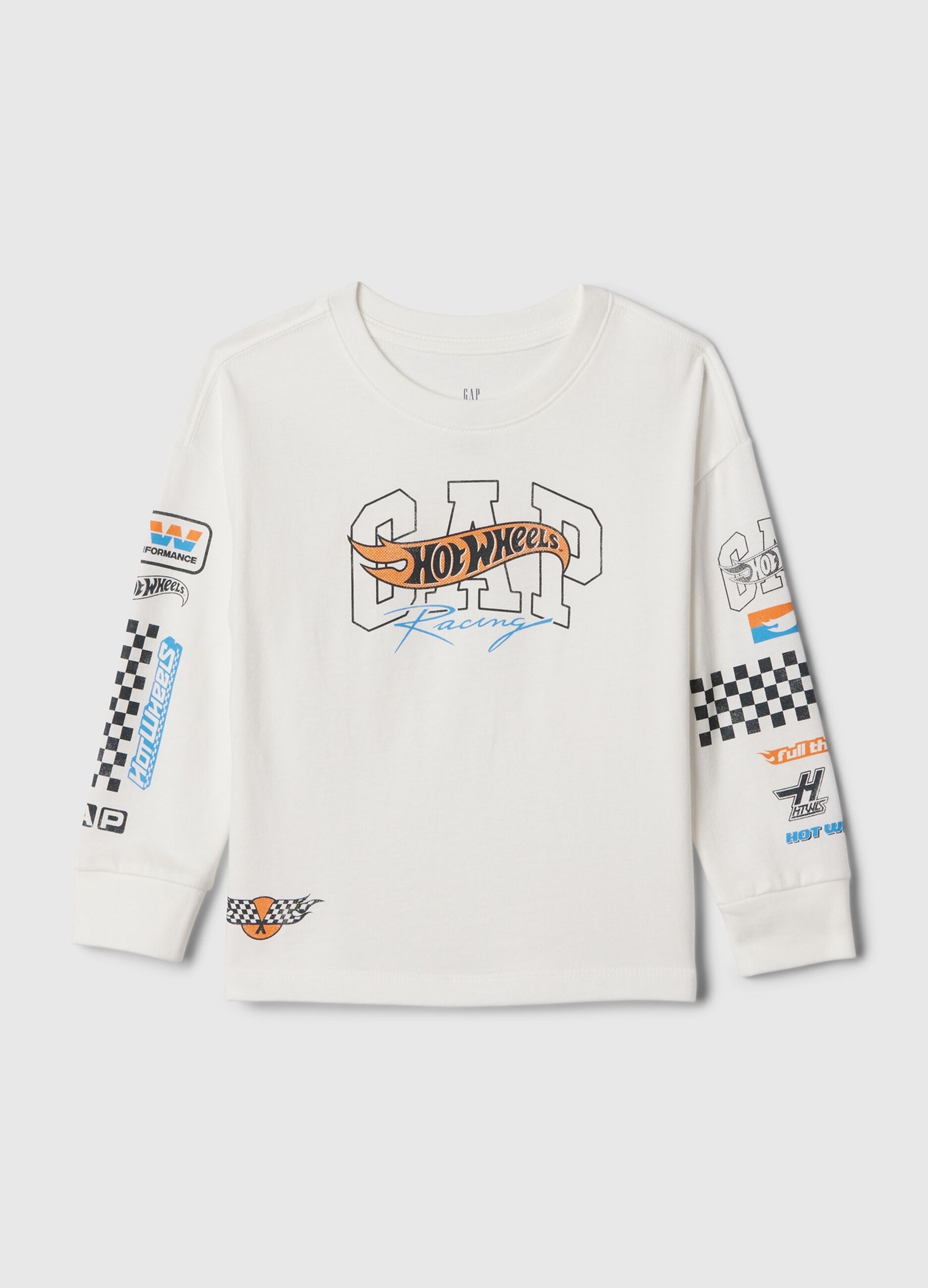 T-shirt with Hot Wheels print and logo