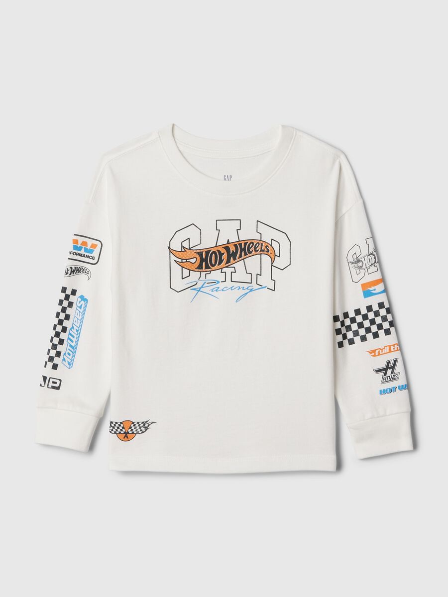 T-shirt with Hot Wheels print and logo_0