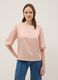 Pink long-sleeve regular fit top with teardrop closure_1