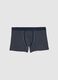 Boys' Blue Stretch Cotton Boxers_0