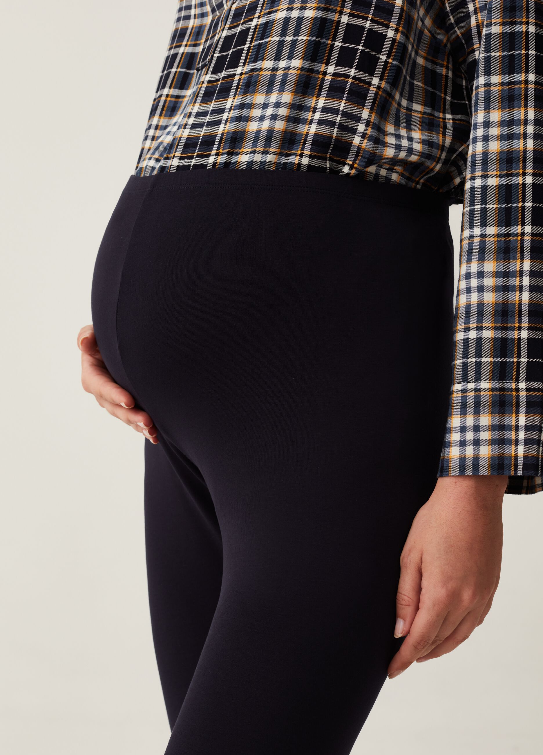 Leggings premaman in viscosa stretch