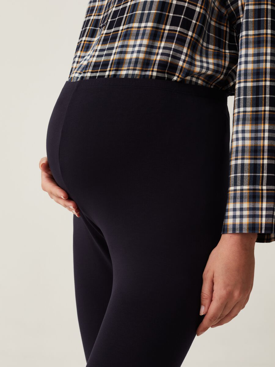 Leggings premaman in viscosa stretch_4