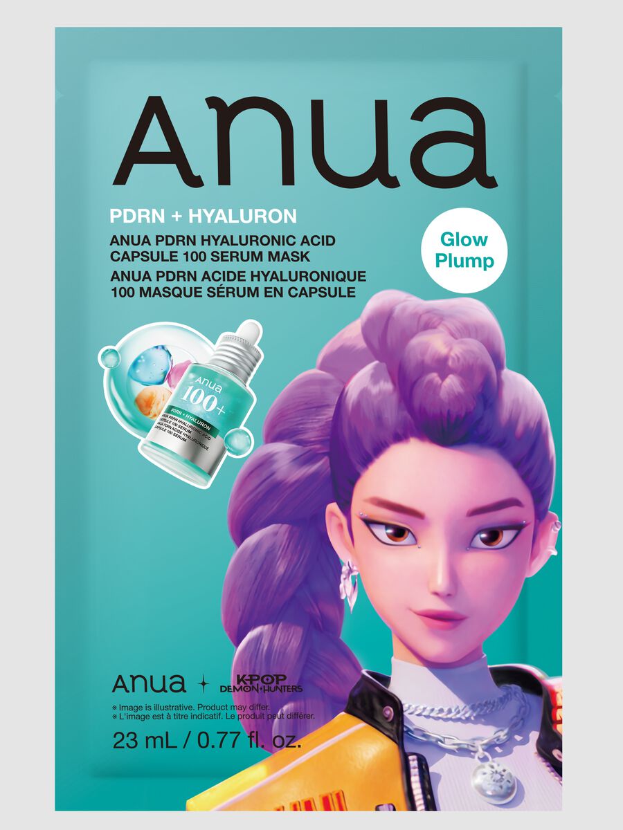 PDRN Hyaluronic Acid Capsule 100 Serum Mask 23 ml | Anua K-Pop Demon Hunters_0