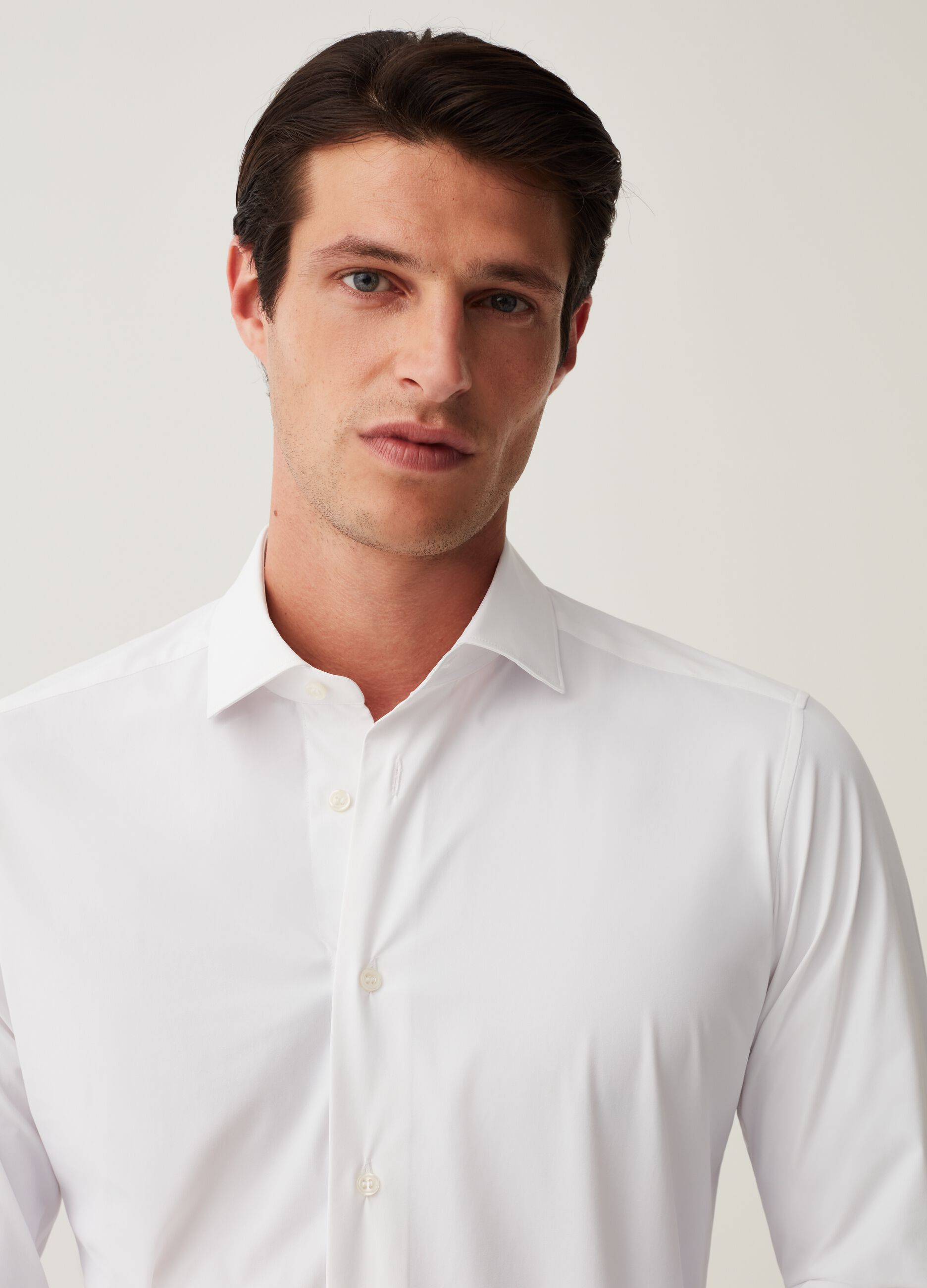 Camicia slim fit bi-stretch Coolmax®_1