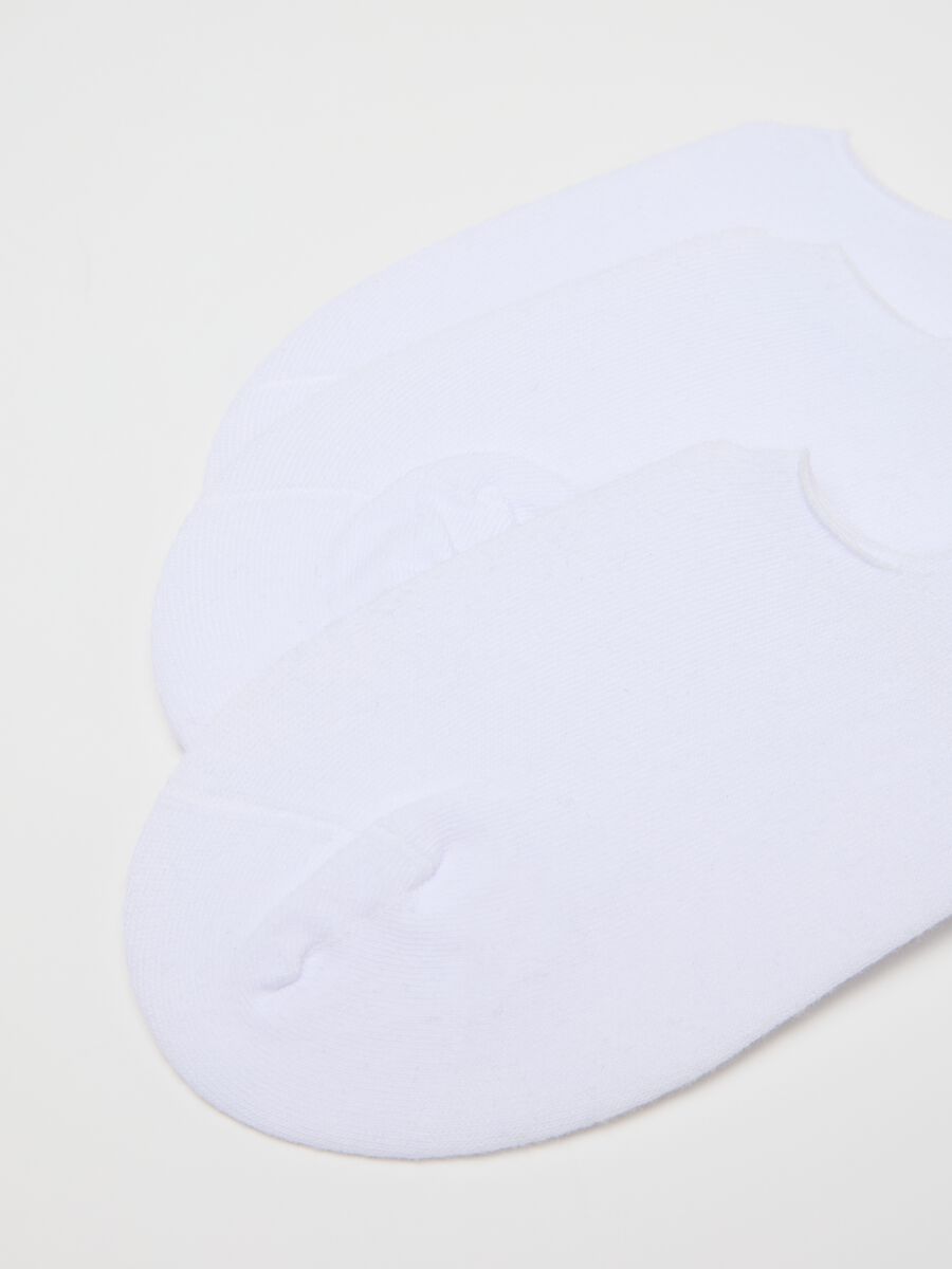 Three-pack white stretch pop socks_2