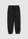 Fleece joggers with pockets and drawstring_0