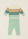 Multicolour striped pure cotton baby set_3