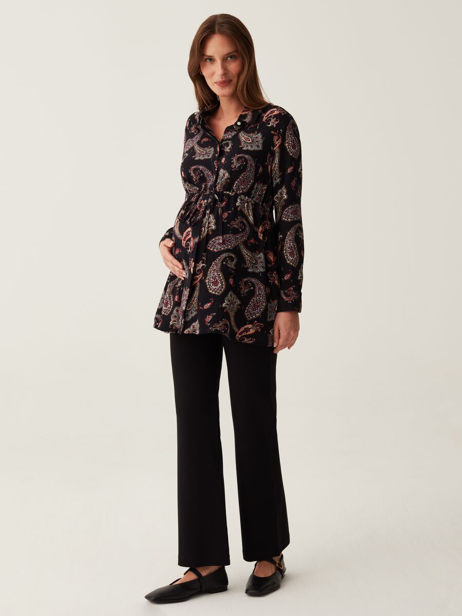 Pantalone palazzo premaman_0