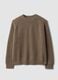 Brown pure cashmere oversized jumper_4