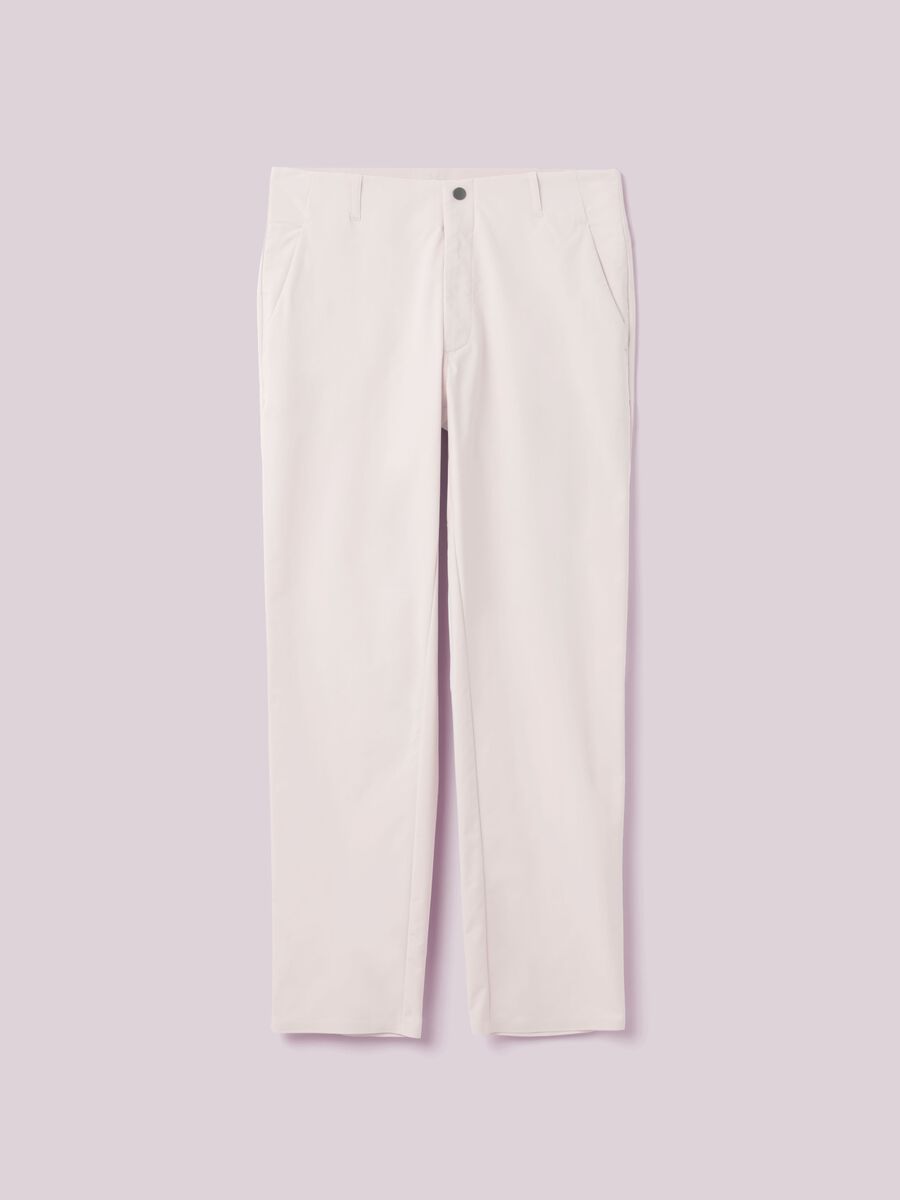 Straight Trousers in Technical Fabric ALTAVIA STUDIO_4