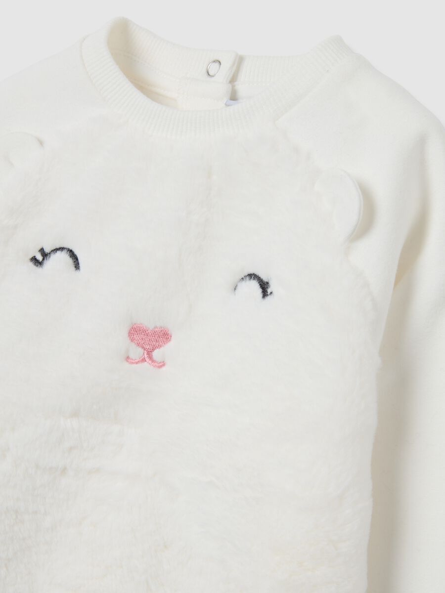 Completo jogging da bimba in cotone multicolor_2