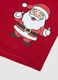 Red Christmas boxers in pure cotton regular fit with print_1