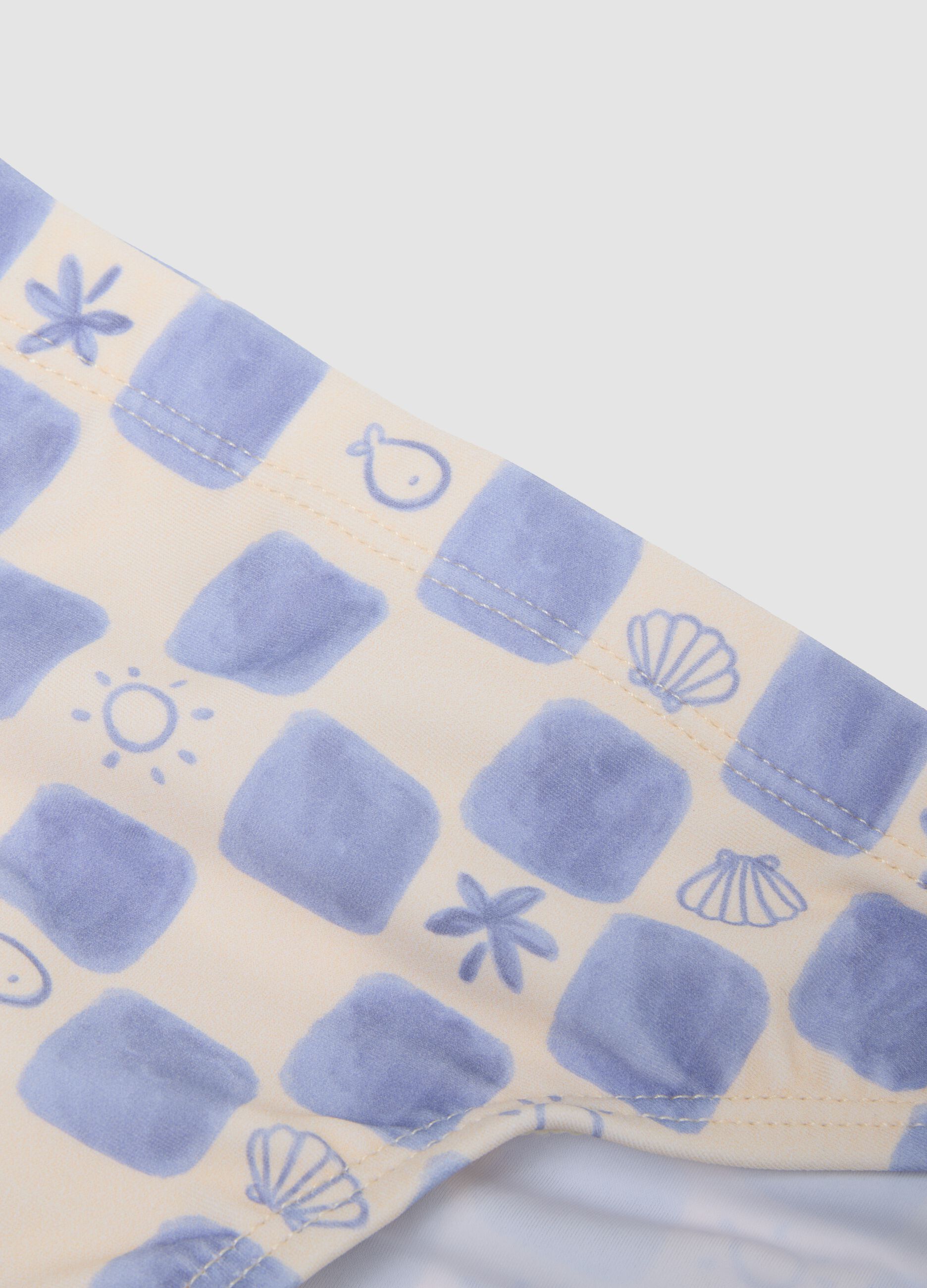 Pink Stretch Swim Briefs for Baby