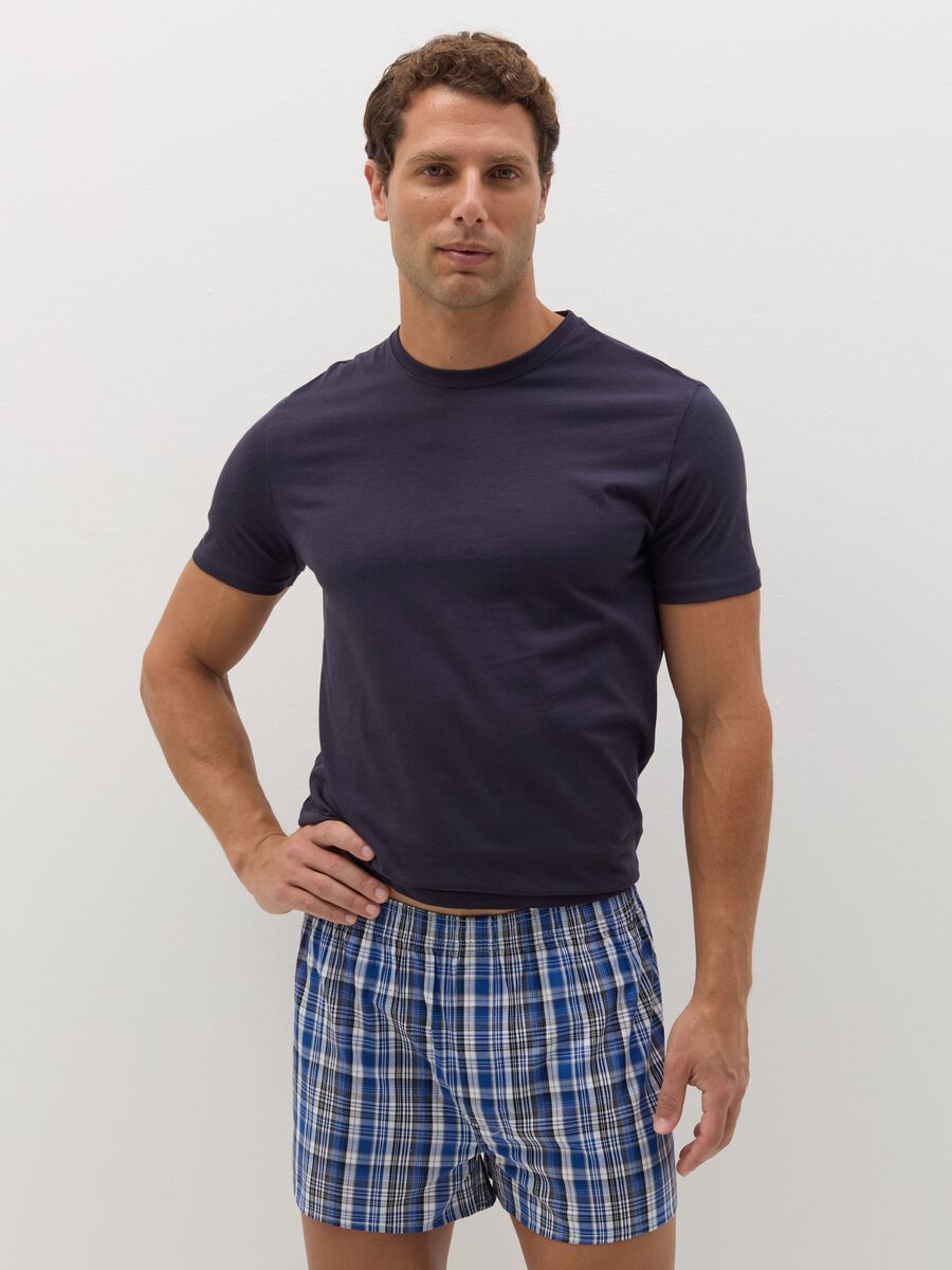 Two-pack boxer shorts in cotton canvas_0