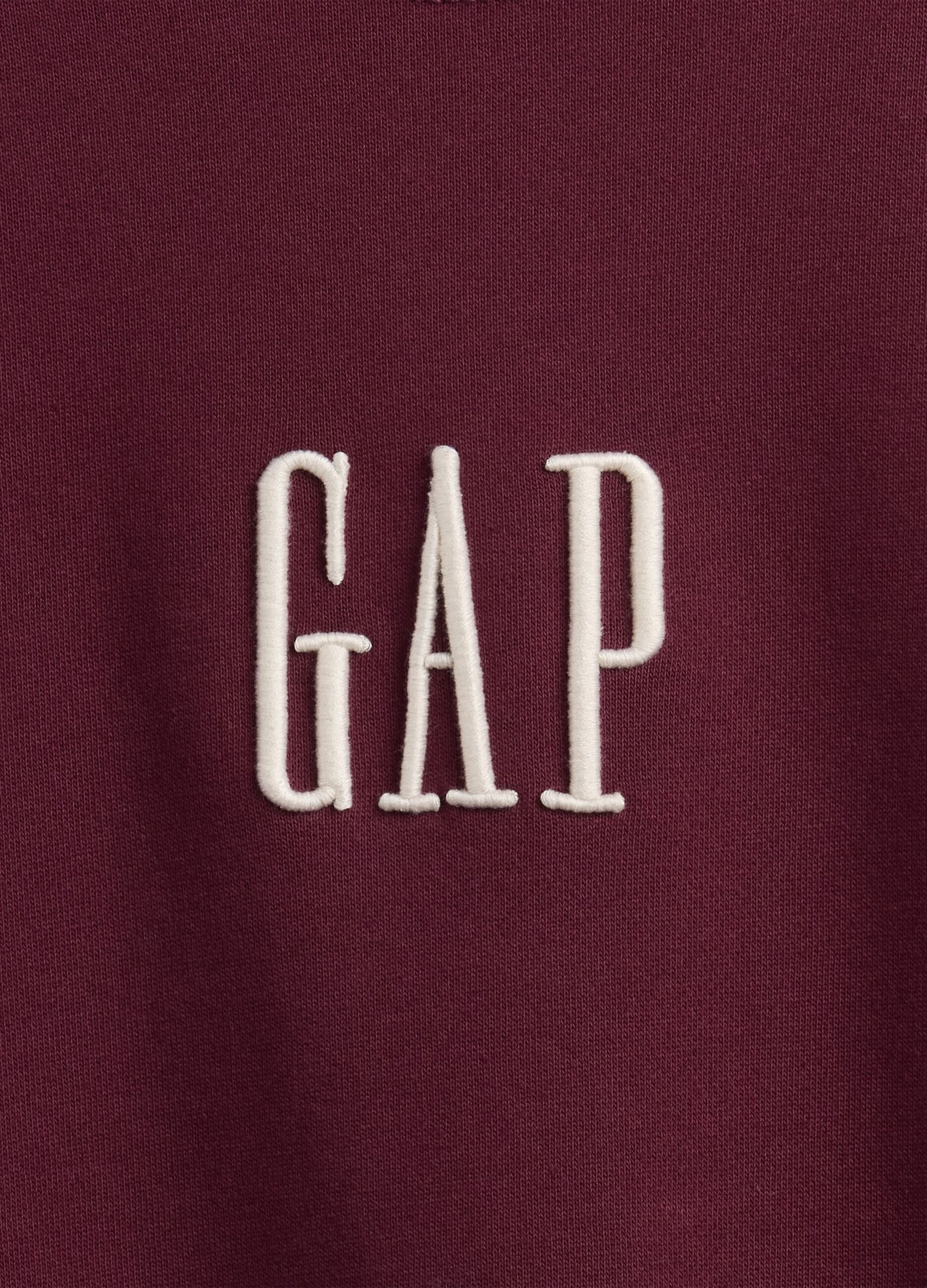 Burgundy Crew Neck Sweatshirt