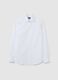 Men's pure cotton white slim fit shirt_4