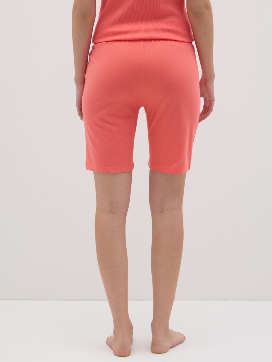 Women's summer outfit in pure pink cotton, regular fit_2