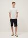 White pure cotton short sleeve t-shirt regular fit_1