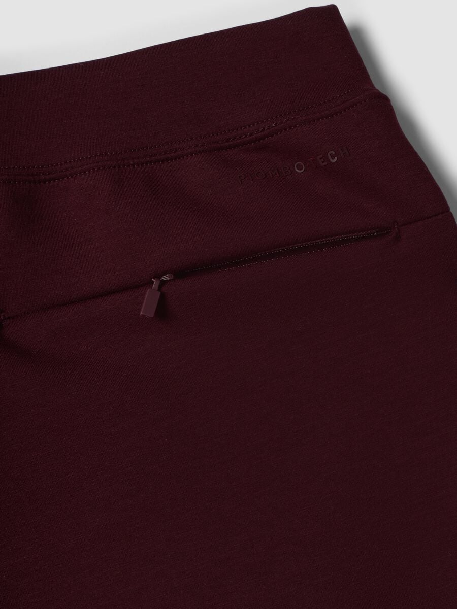 Jogger rossi regular fit in tessuto elasticizzato Easy dry_5