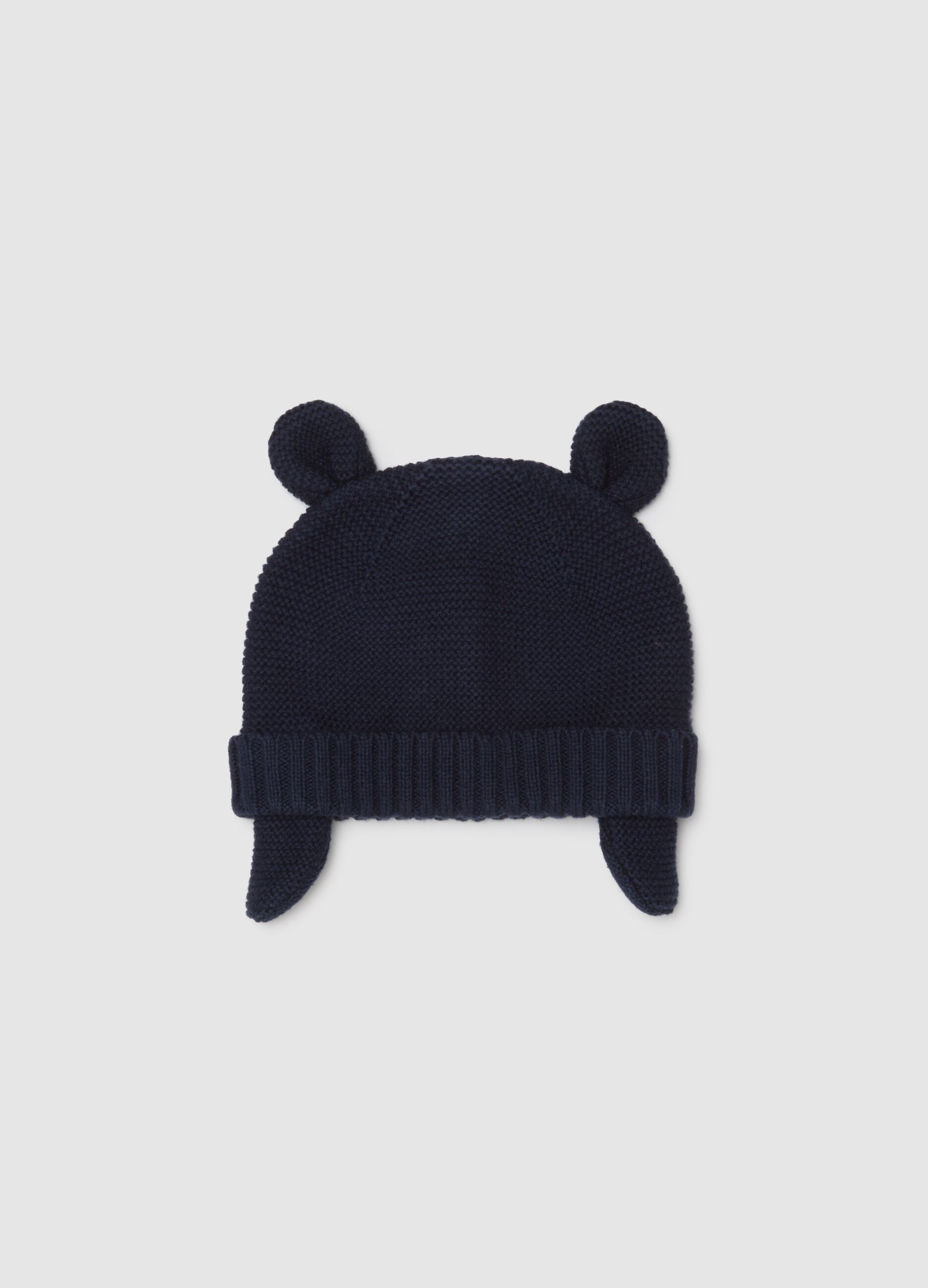 Baby Hat in Pure Blue Cotton