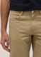 Beige pure cotton regular-fit shorts_3
