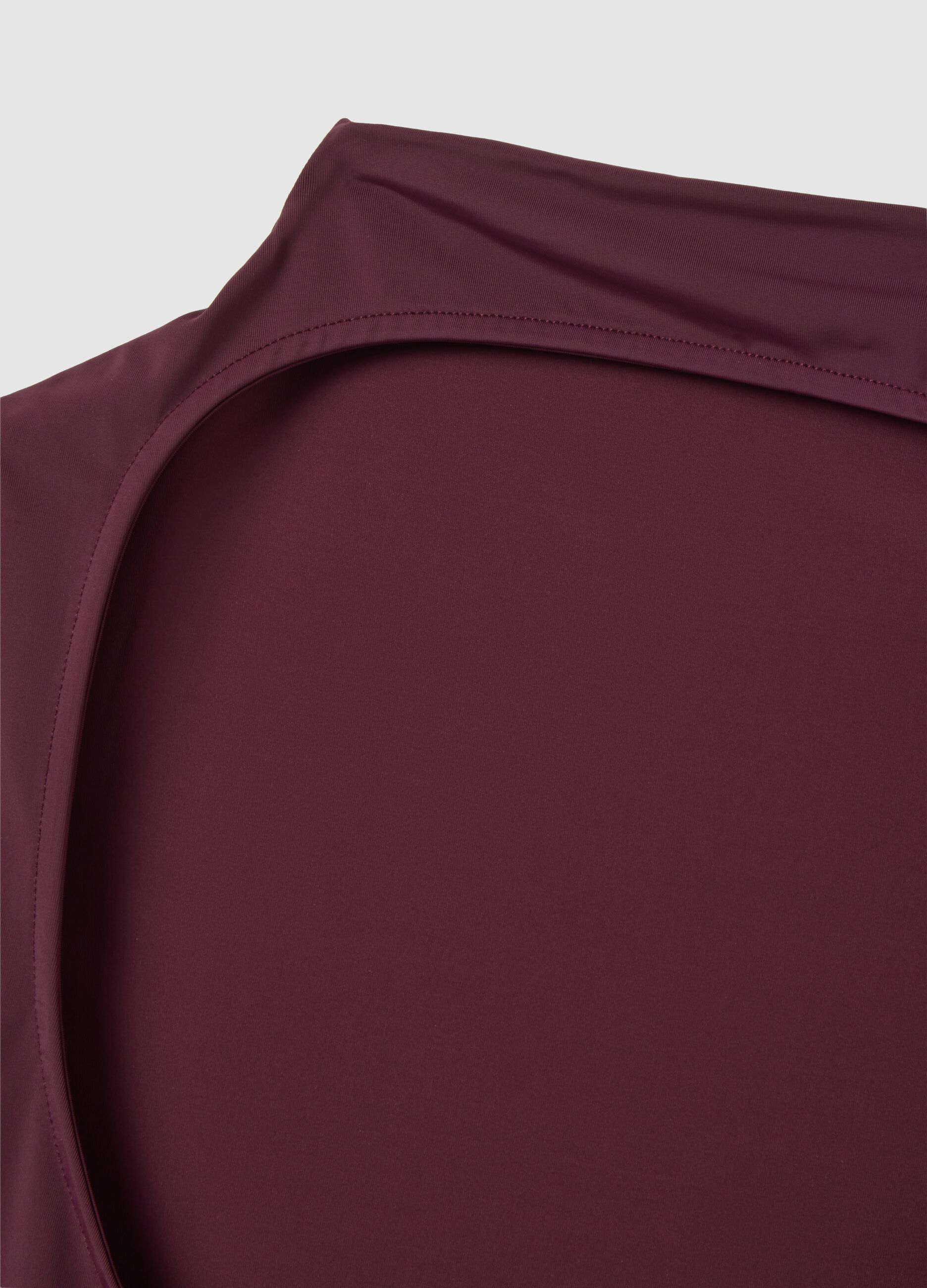 Top senza maniche bordeaux