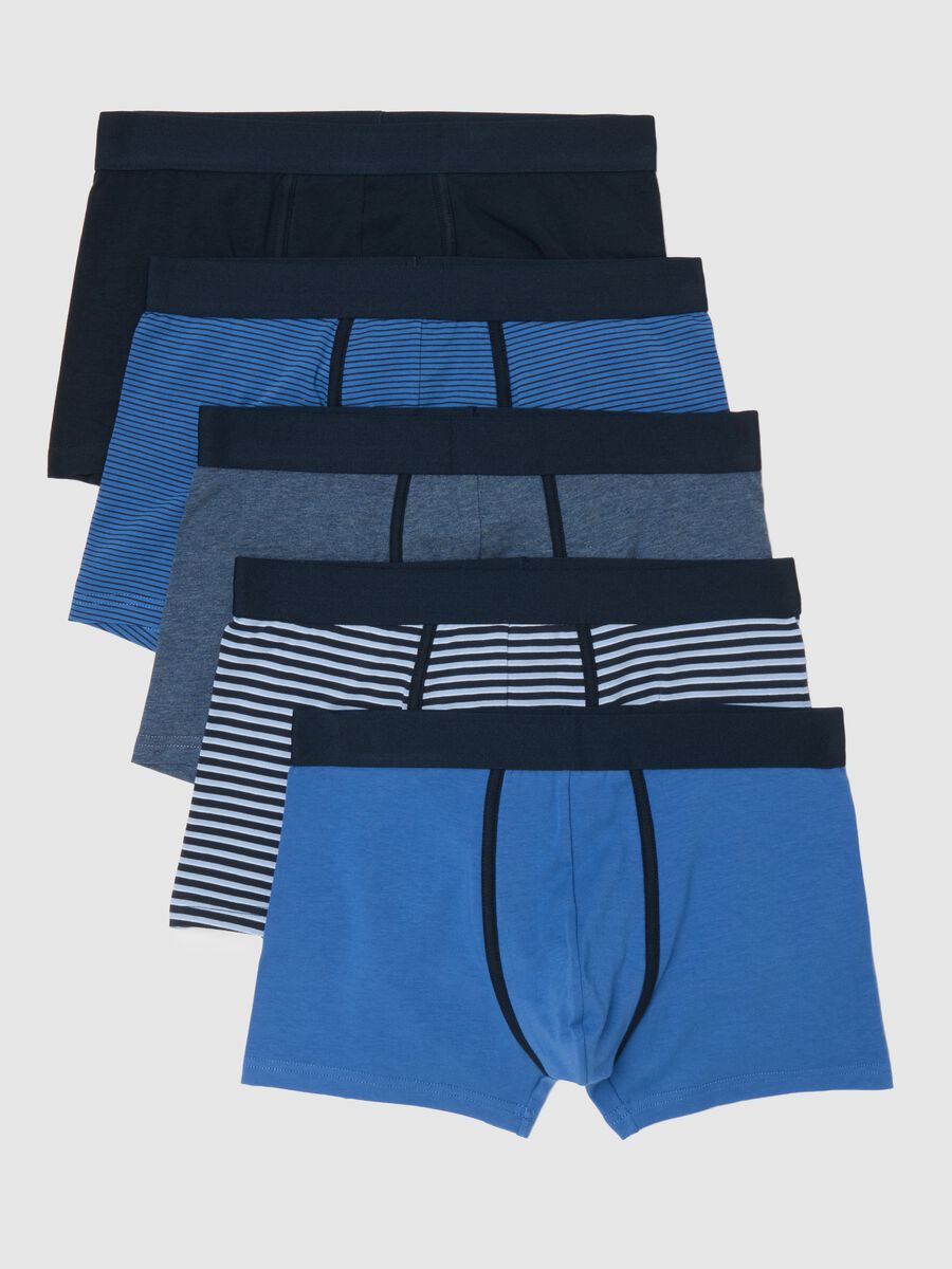 Multipack stretch cotton boxers in multicolour regular fit_4
