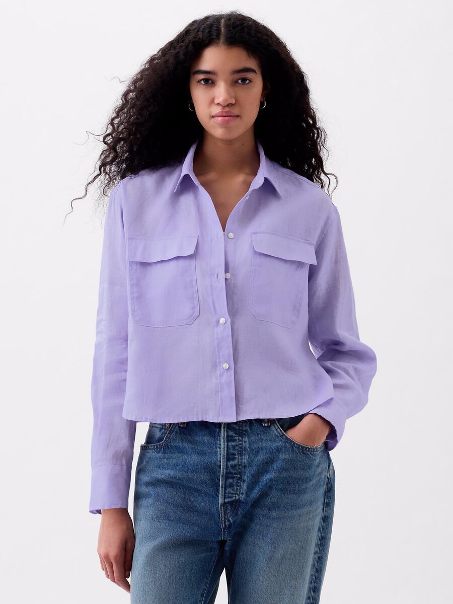 Linen shirt with pockets_0