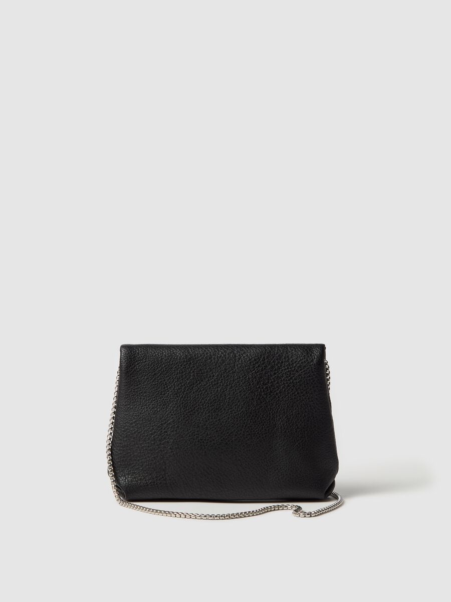 Metallic-effect bag with shoulder strap_1