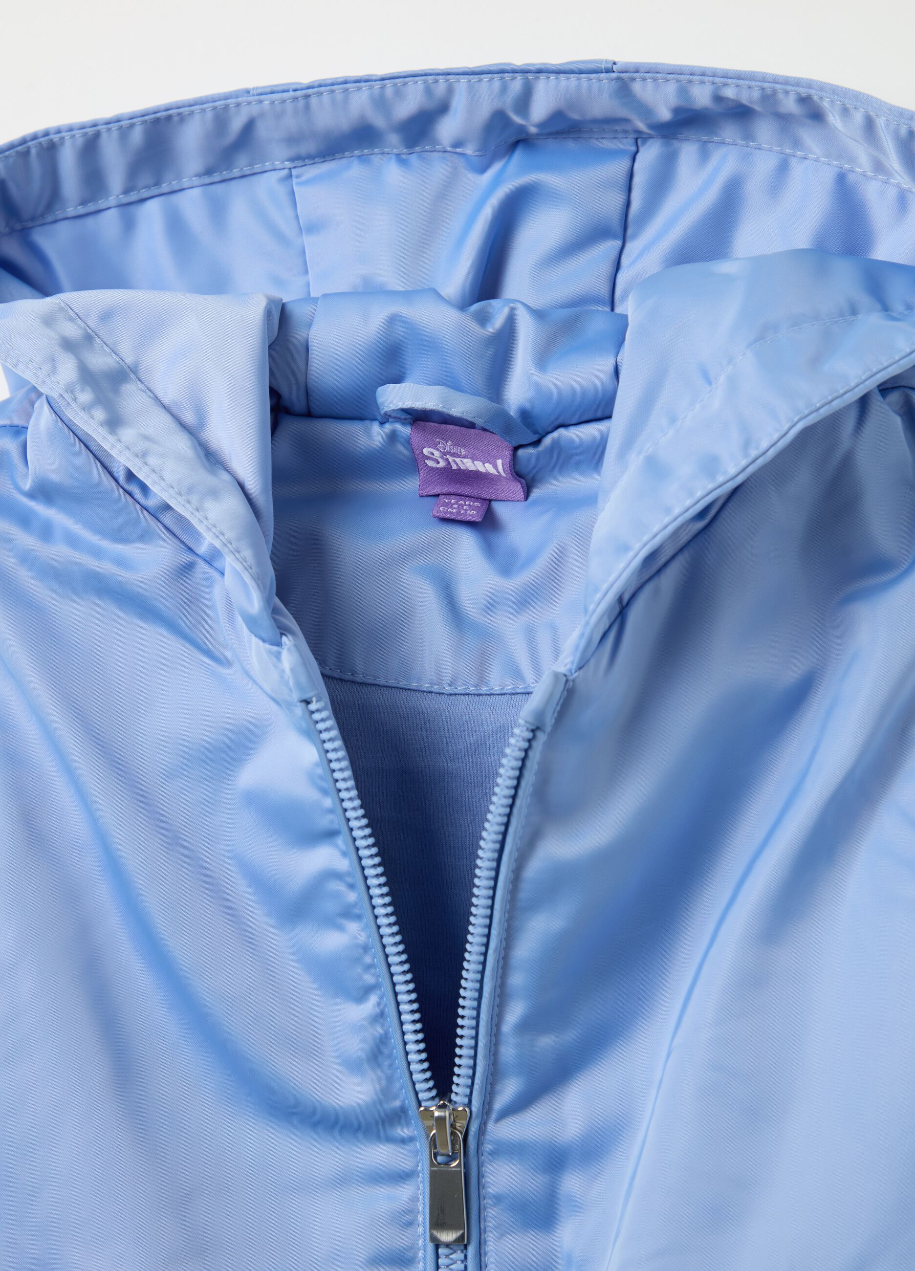 Gilet con cappuccio e patch Stitch 