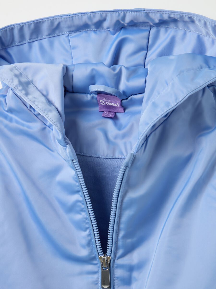 Gilet with hood and Stitch patch_2